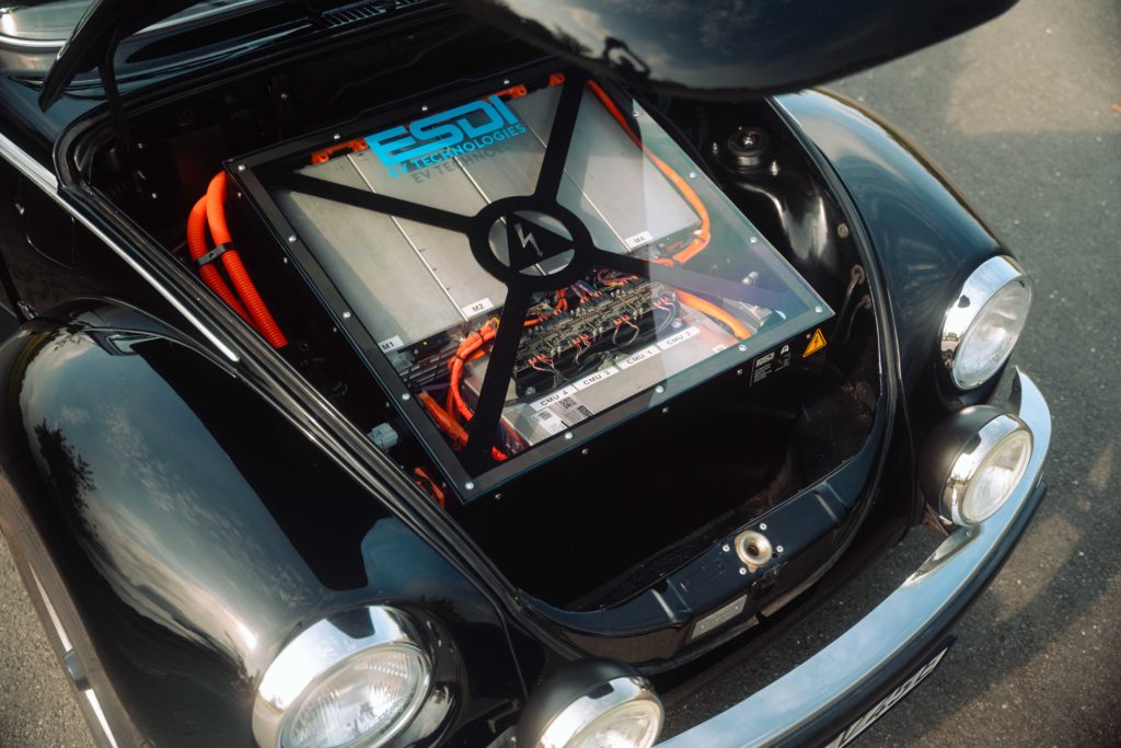 VW Käfer 1303 Elektroumbau Detailansicht Motor